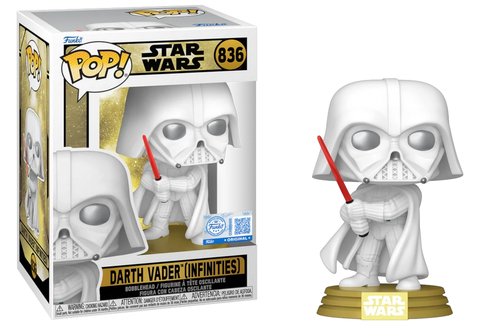 Funko Pop! Star Wars Legends Darth Vader (Infinities) White Exclusive #836