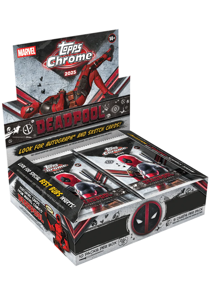 2025 Topps Chrome Deadpool Hobby Box