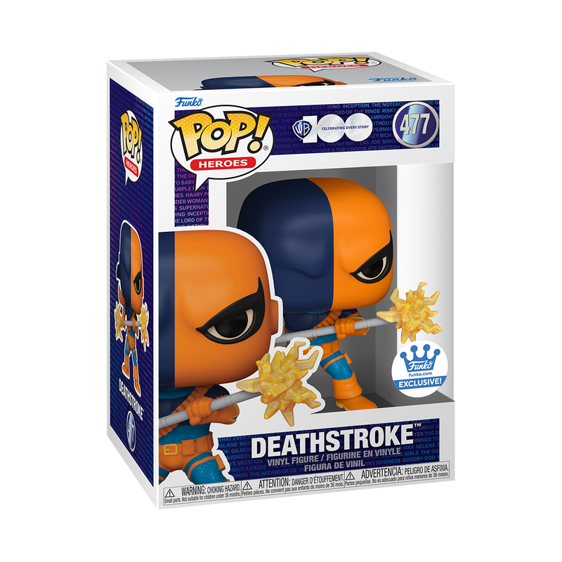 Funko Pop! WB 100 Years Deathstroke with Bo Staff Exclusive #477