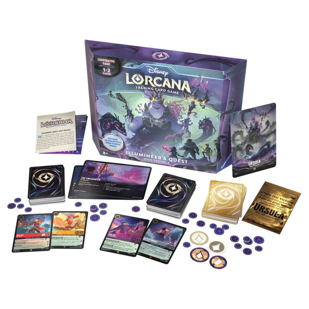 Disney Lorcana Trading Card Game Illumineers's Quest Deep Trouble 