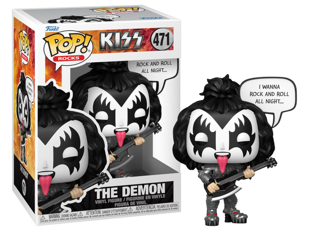 Funko Pop! Rocks Kiss The Demon with Speech Bubble #471