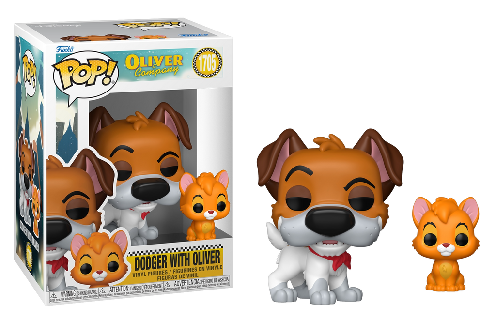Funko Pop! Oliver & Company Dodger with Oliver #1705