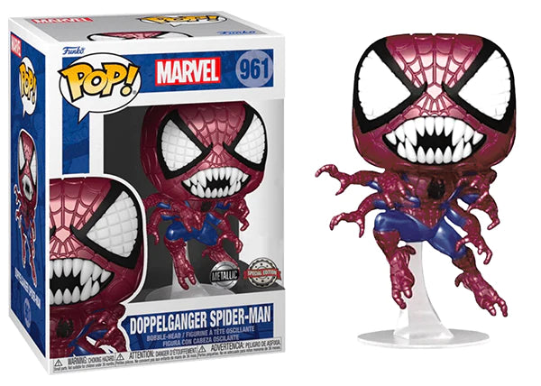 Funko Pop! Marvel Doppelganger Spider-Man Metallic Exclusive #961 (Special Edition)