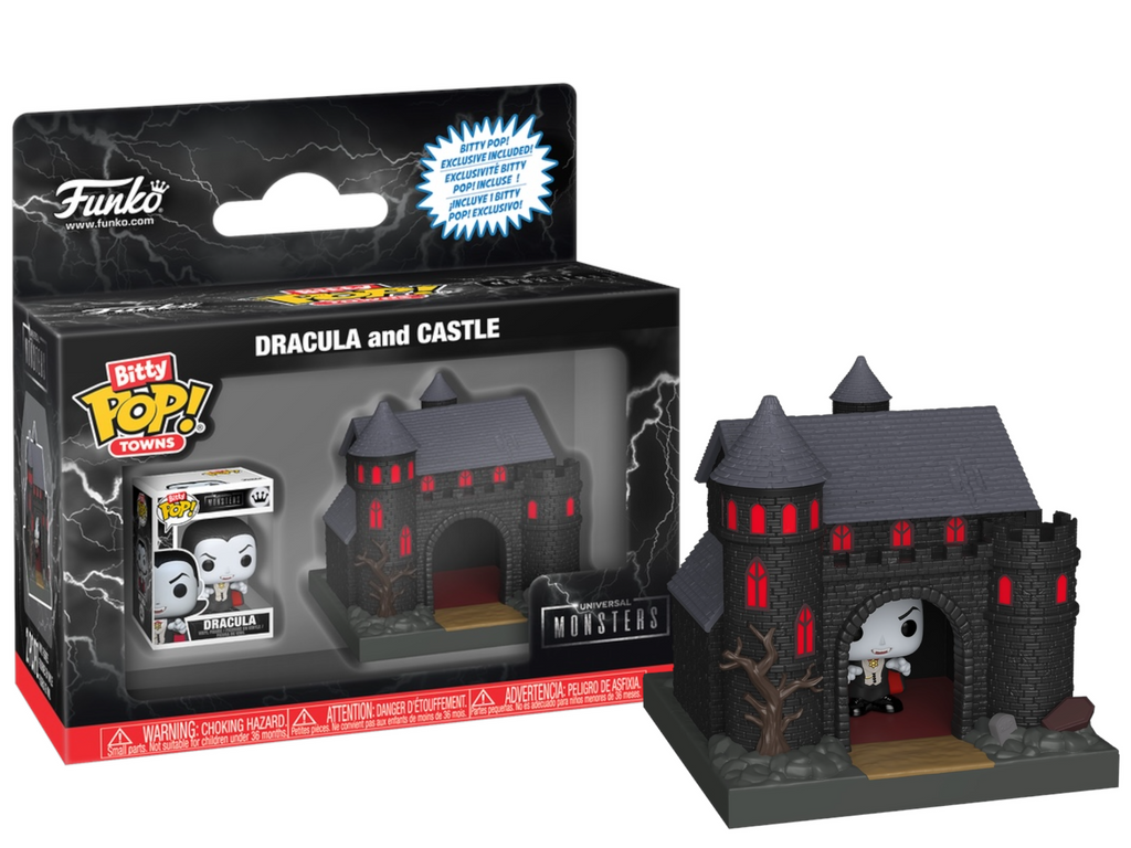 Funko Bitty Pop! Towns Universal Monsters Dracula and Castle