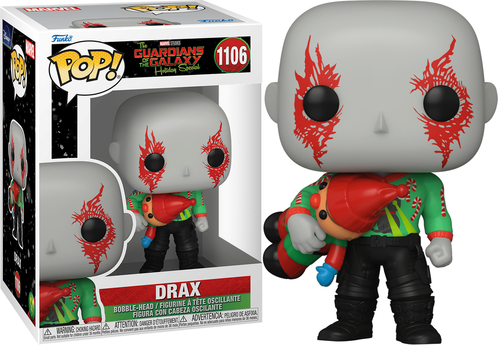 (Box Damage) Funko Pop! The Guardians of the Galaxy Holiday Special Drax #1106