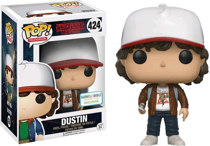 Funko Pop! Stranger Things Dustin (Brown Jacket) Exclusive #424