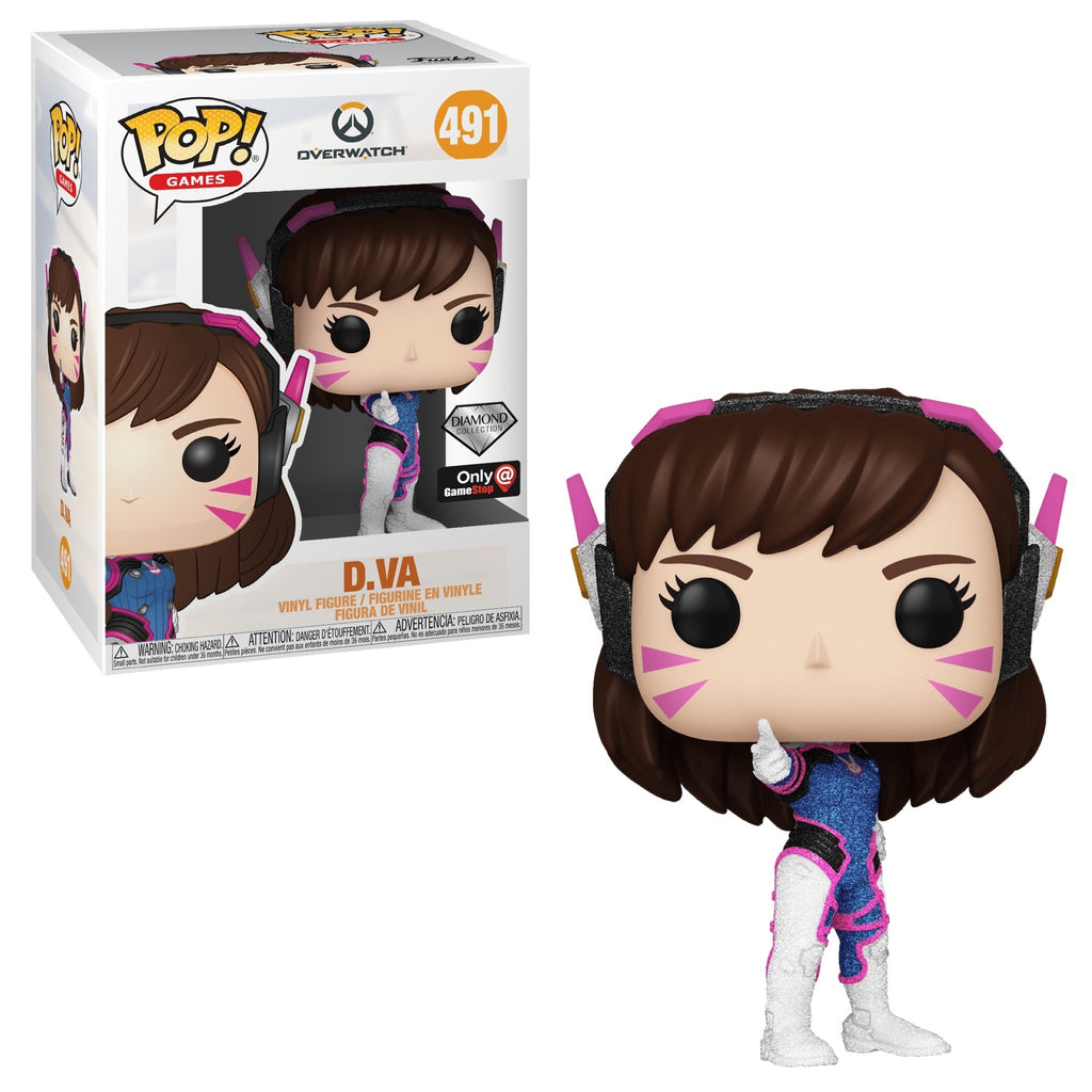 (Box Damage) Funko Pop! Overwatch D.VA Diamond Exclusive #491