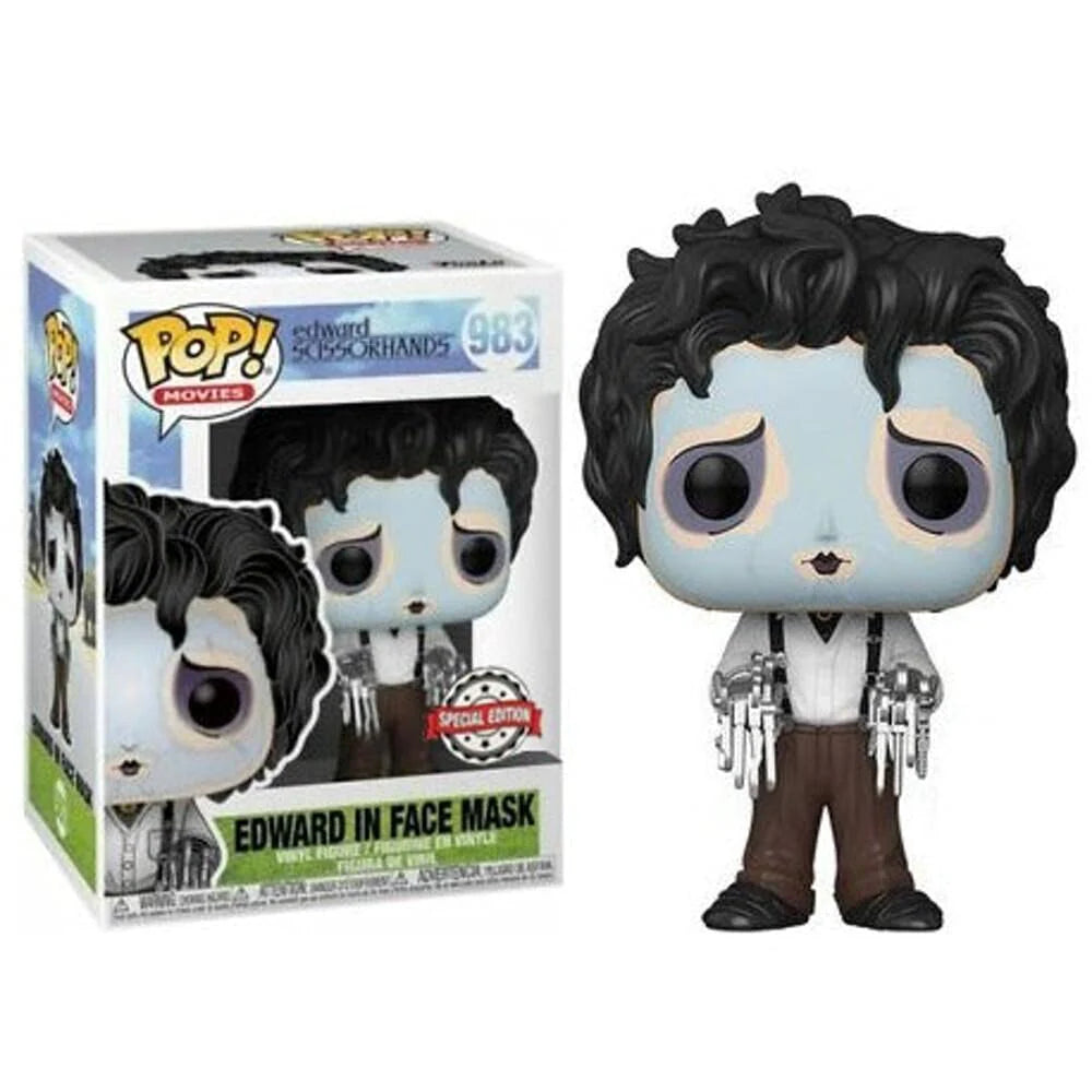 Funko Pop! Edward Scissorhands Edward in Face Mask Exclusive #983