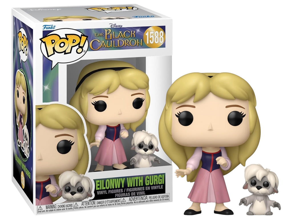 Funko Pop! The Black Cauldron Eilonwy with Gurgi #1588