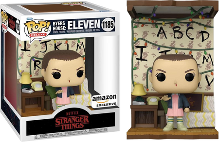 Box Damage) Funko Pop! Deluxe Stranger Things Byers House: Eleven