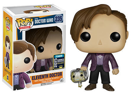 (Box Damage) Funko Pop! Doctor Who Eleventh Doctor with Cyberman Head Summer Convention Exclusive #235