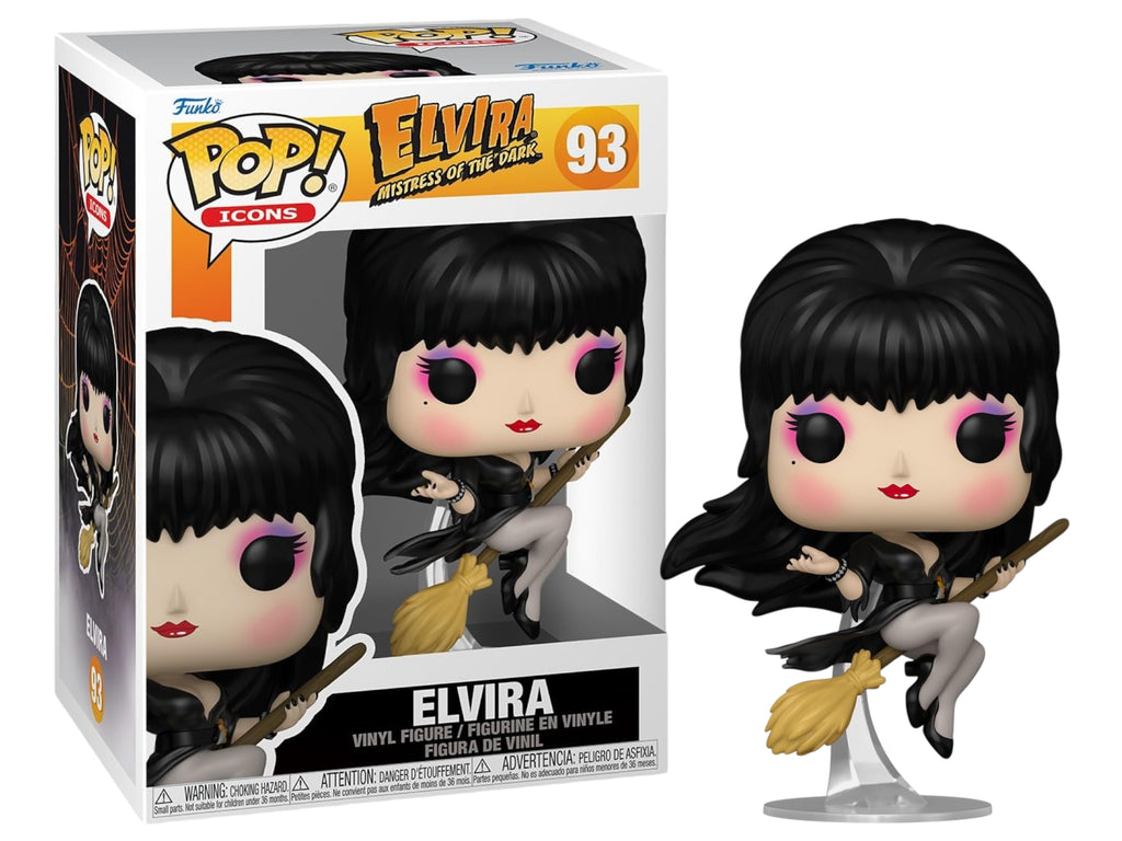Funko Pop! Elvira Mistress of the Dark Elvira on Broom #93