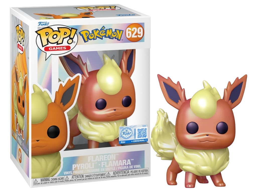 Funko Pop! Pokemon Flareon (Pearlescent) Exclusive #629