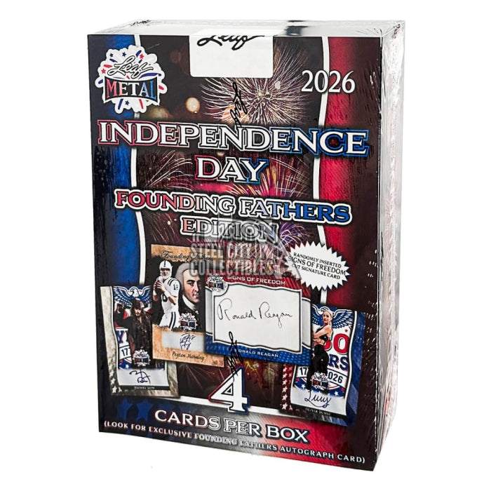 2026 Leaf Metal Independence Day Founding Fathers Edition Box