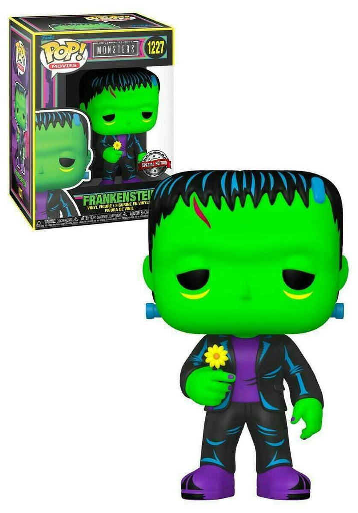 Funko Pop! Universal Monsters Frankenstein with Flower Black Light Exclusive #1227 (Special Edition)