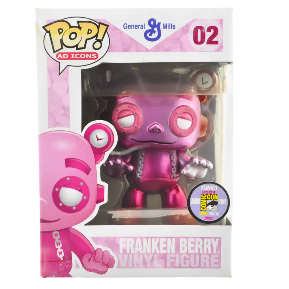 Funko Pop! Ad Icons General Mills Franken Berry Mettallic SDCC Exclusive #02 (480 Pcs)