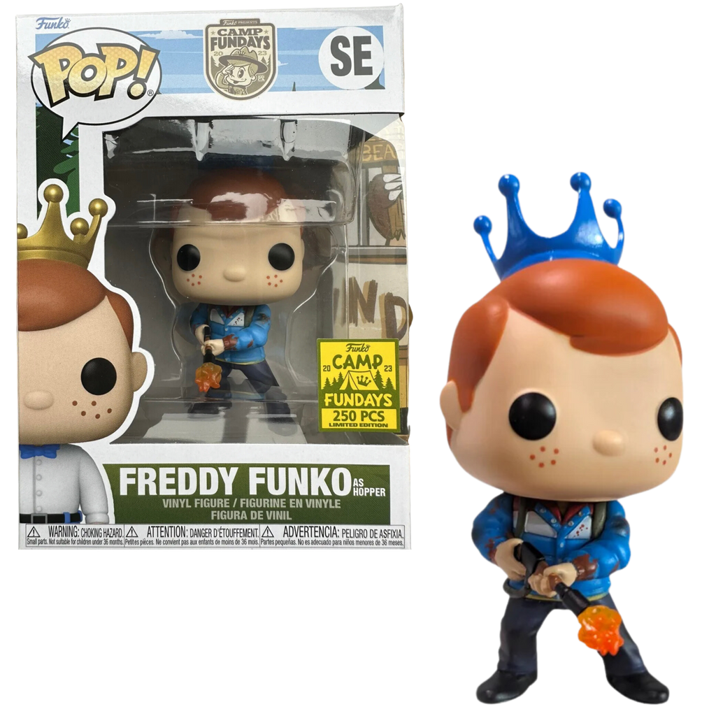Funko Pop! Freddy Funko as Hopper Funko Camp Fundays Exclusive (250 Pcs Sticker Error Release)