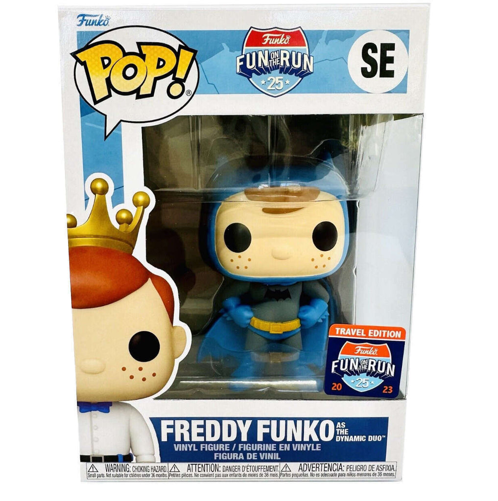 Funko Pop! Funko Fun on the Run 25 Freddy Funko as the Dynamic Duo (Batman) Exclusive