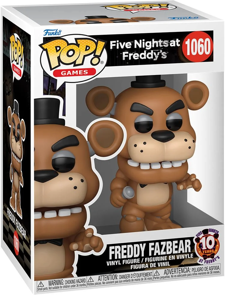 Funko Pop! Five Nights at Freddy's 10 Year Anniversary Freddy Fazbear  #1060