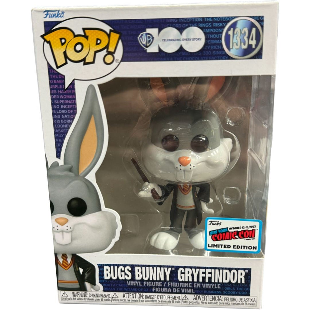 Funko Pop! Bugs Bunny Gryffindor Harry Potter x Looney Tunes New York Comic Con (Official Sticker) Exclusive #1334