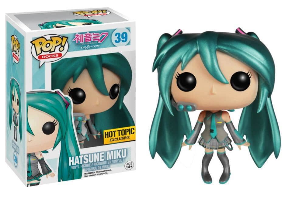 Funko Pop! Crypton Hatsune Miku Metallic Exclusive #39