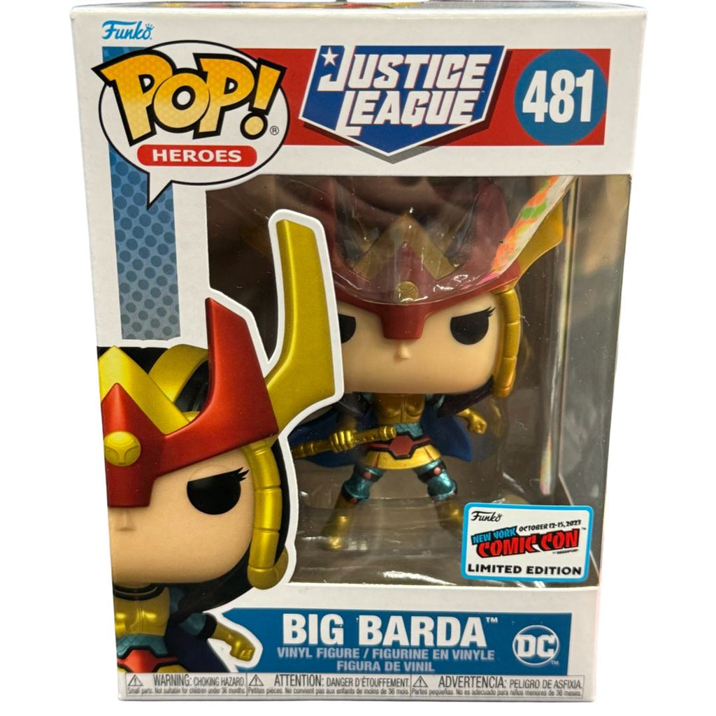 Funko Pop! DC Justice League Big Barda New York Comic Con (Official Sticker) Exclusive #481