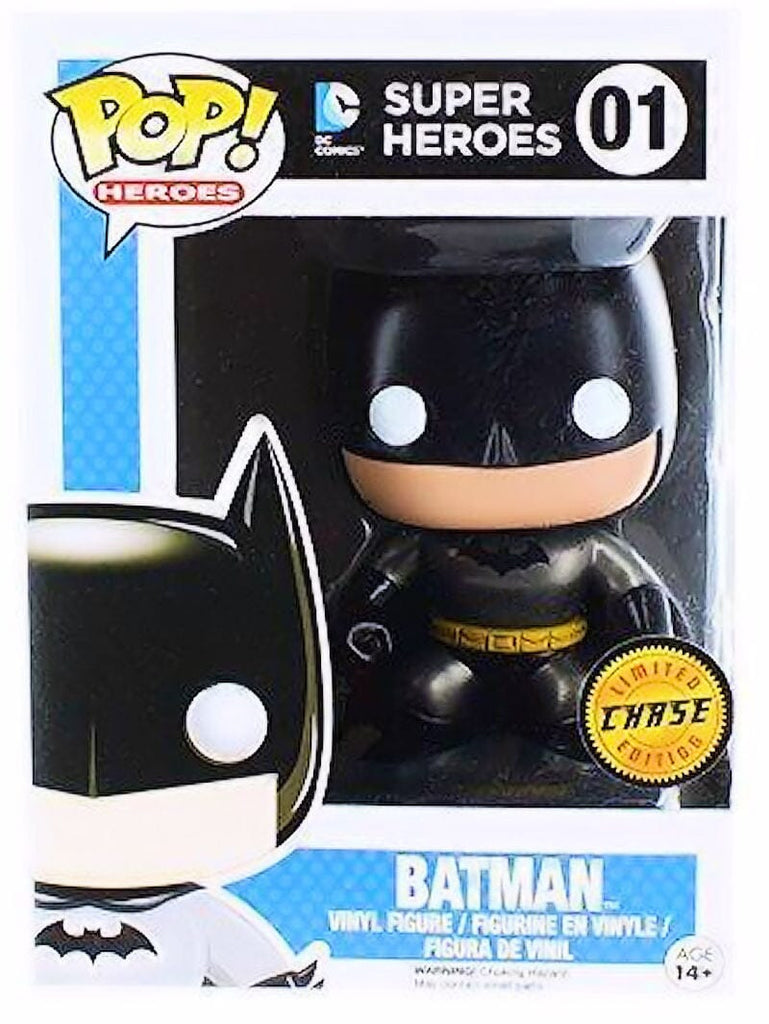 Funko Pop! DC Super Heroes Batman Metallic Chase #01