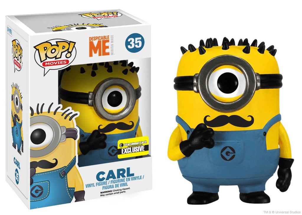 Funko Pop! Despicable Me Carl with Mustache Exclusive #35 