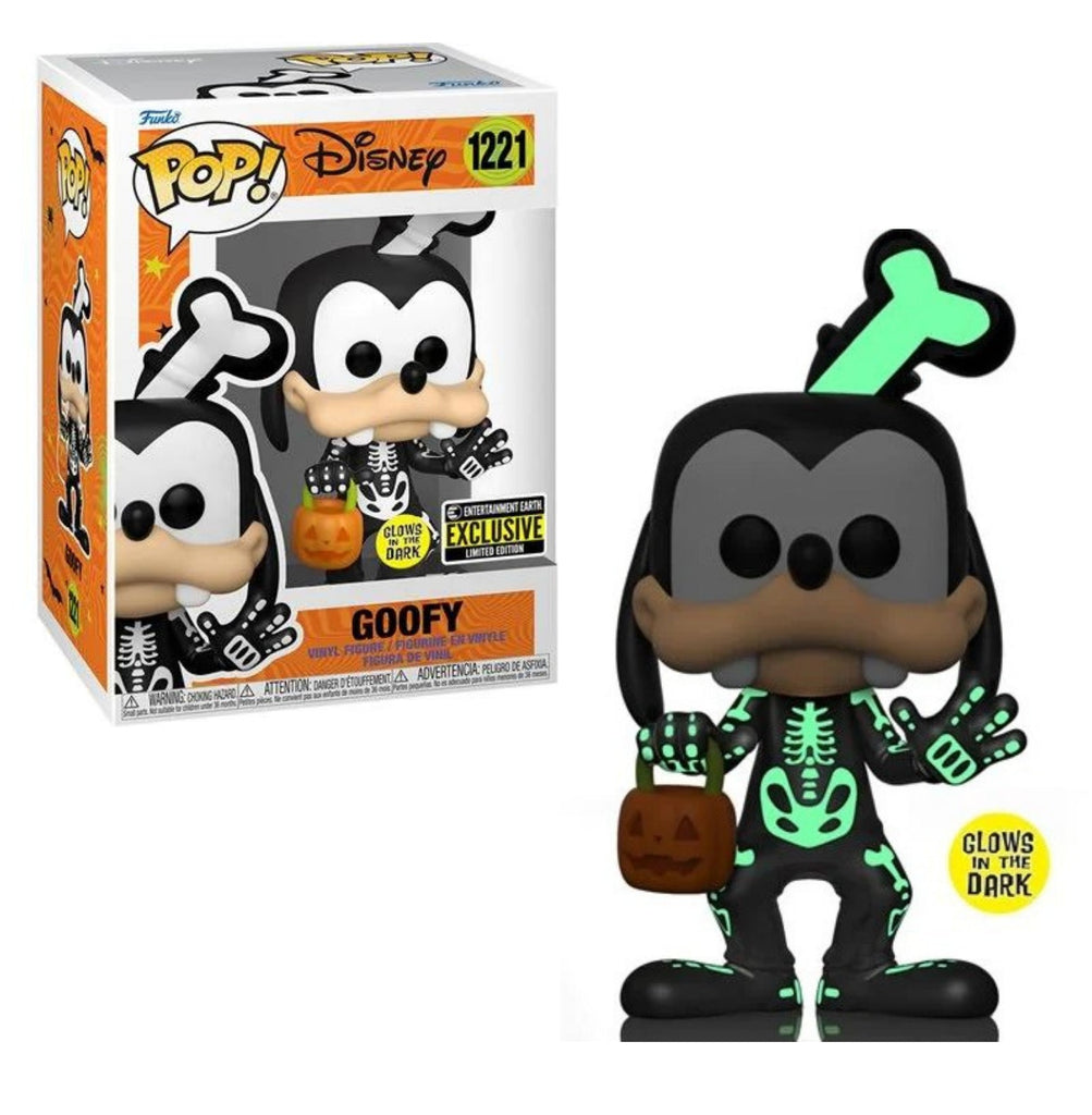 Funko Pop! Disney Goofy Skeleton Glow Exclusive #1221