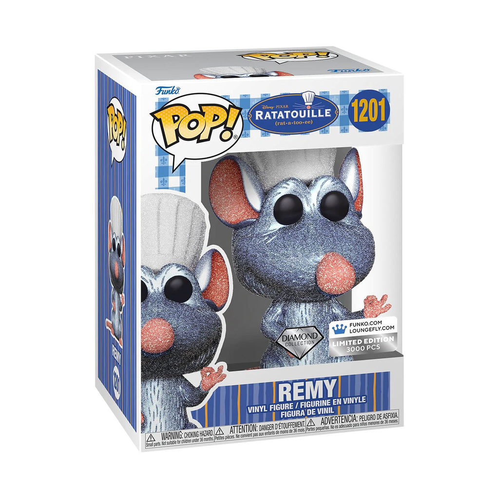 Funko Pop! Disney Pixar Ratatouille Remy Diamond Exclusive #1201 (Pop and Bag Bundle) (3000 PCS)