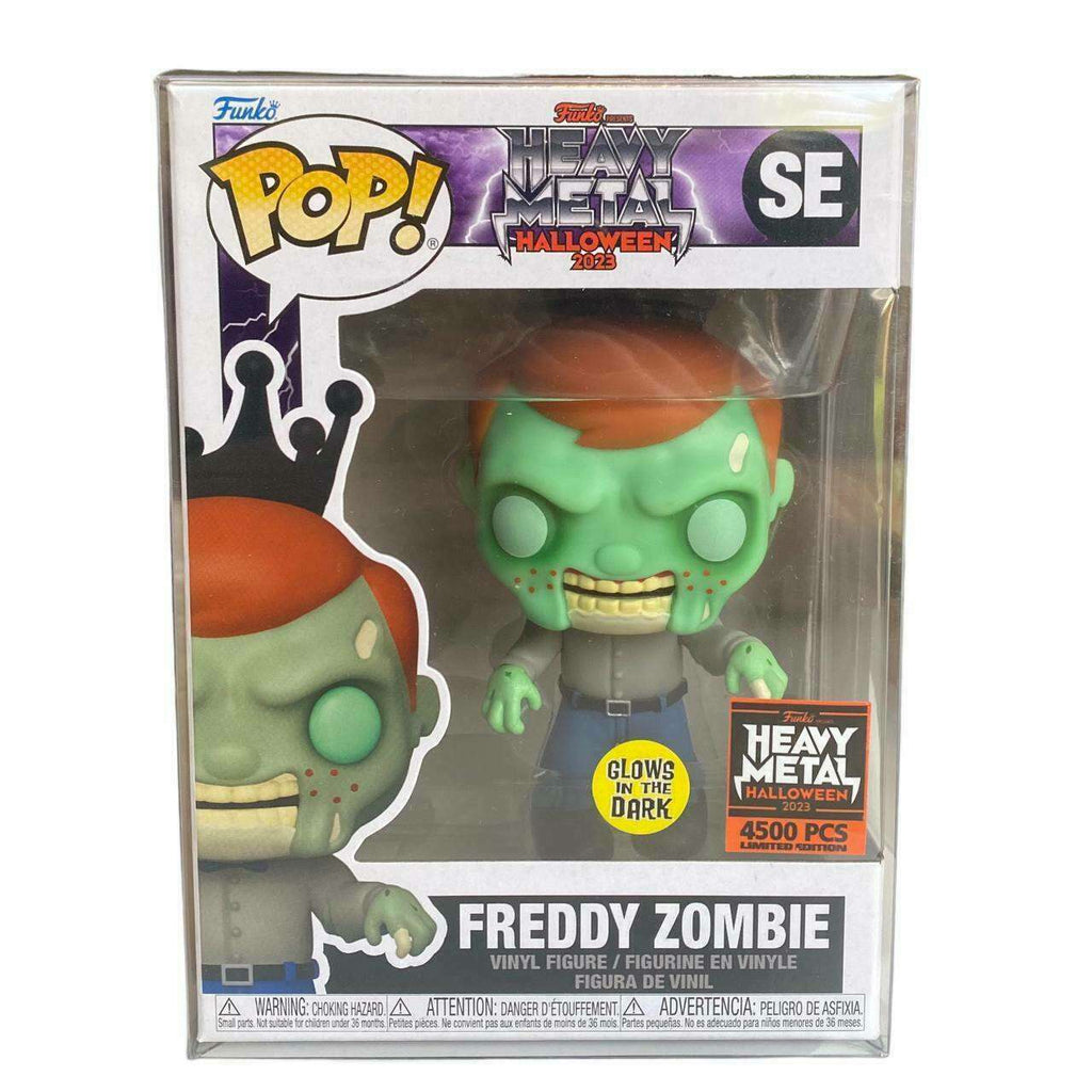 Funko Pop! Freddy Funko Freddy Zombie (Glow) (Heavy Metal Halloween 2023) New York Comic Con (Official Sticker) Exclusive (4500 PCS)