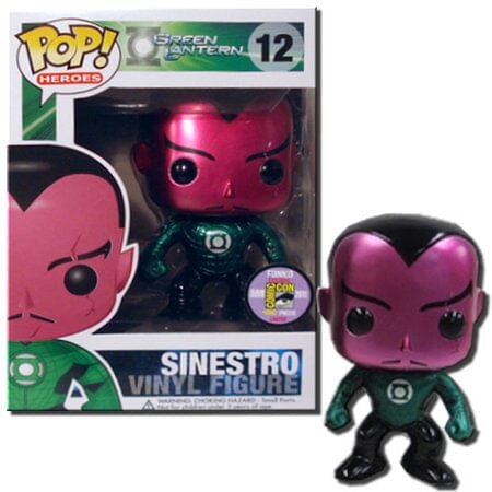Funko Pop! Green Lantern Sinestro Metallic SDCC Exclusive #12 (480 PCS)