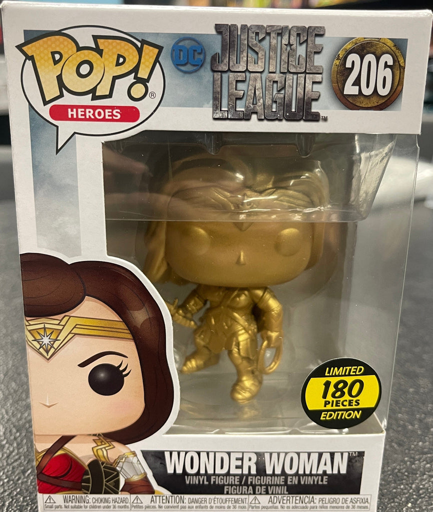 Funko Pop! Justice League Wonder Woman Gold Exclusive #206 (180 PCS)