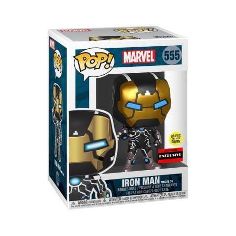 Funko Pop! Marvel Iron Man (Model 39) Glow Exclusive #555