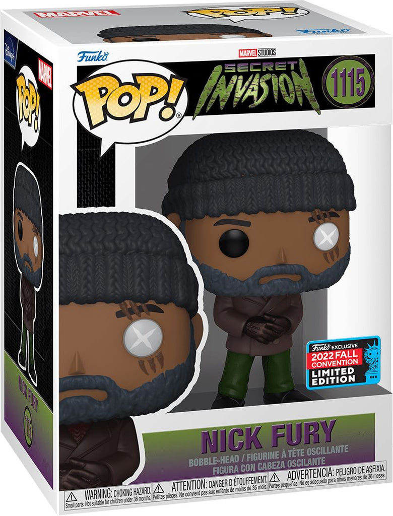 Funko Pop! Marvel Secret Invasion Nick Fury Fall Convention Exclusive #1115