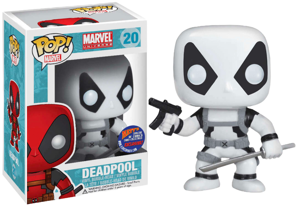 Funko Pop! Marvel Universe Deadpool Glow (Blue Glow Error) Exclusive #20