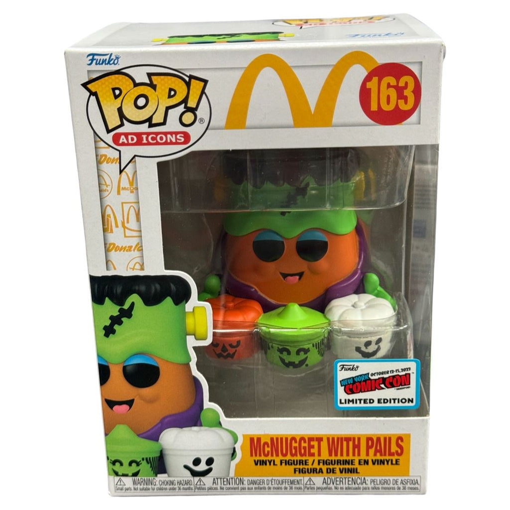 Funko Pop! Mcdonald McNugget With Pails New York Comic Con (Official Sticker) Exclusive #163