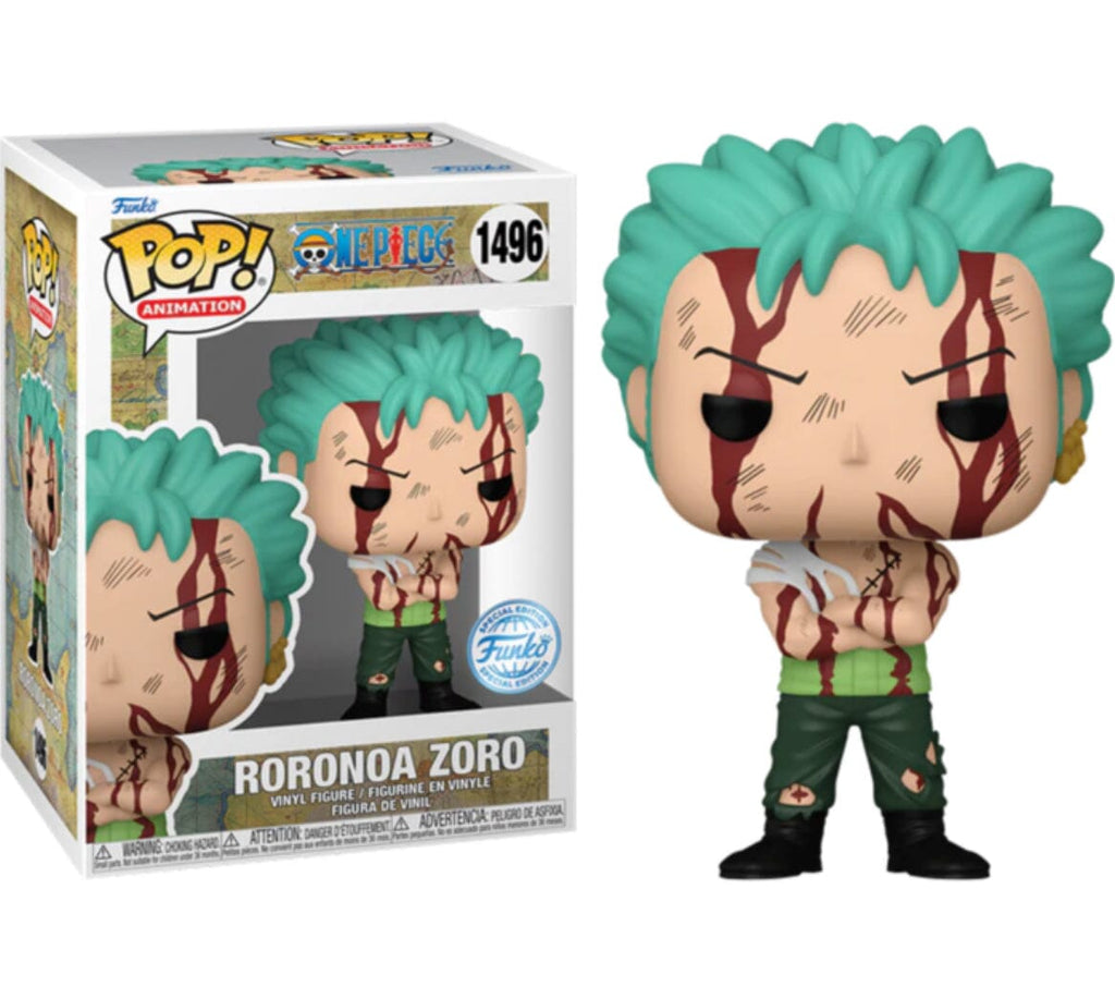 Funko Pop! One Piece Roronoa Zoro (Nothing Happened) Exclusive #1496 (Special Edition)