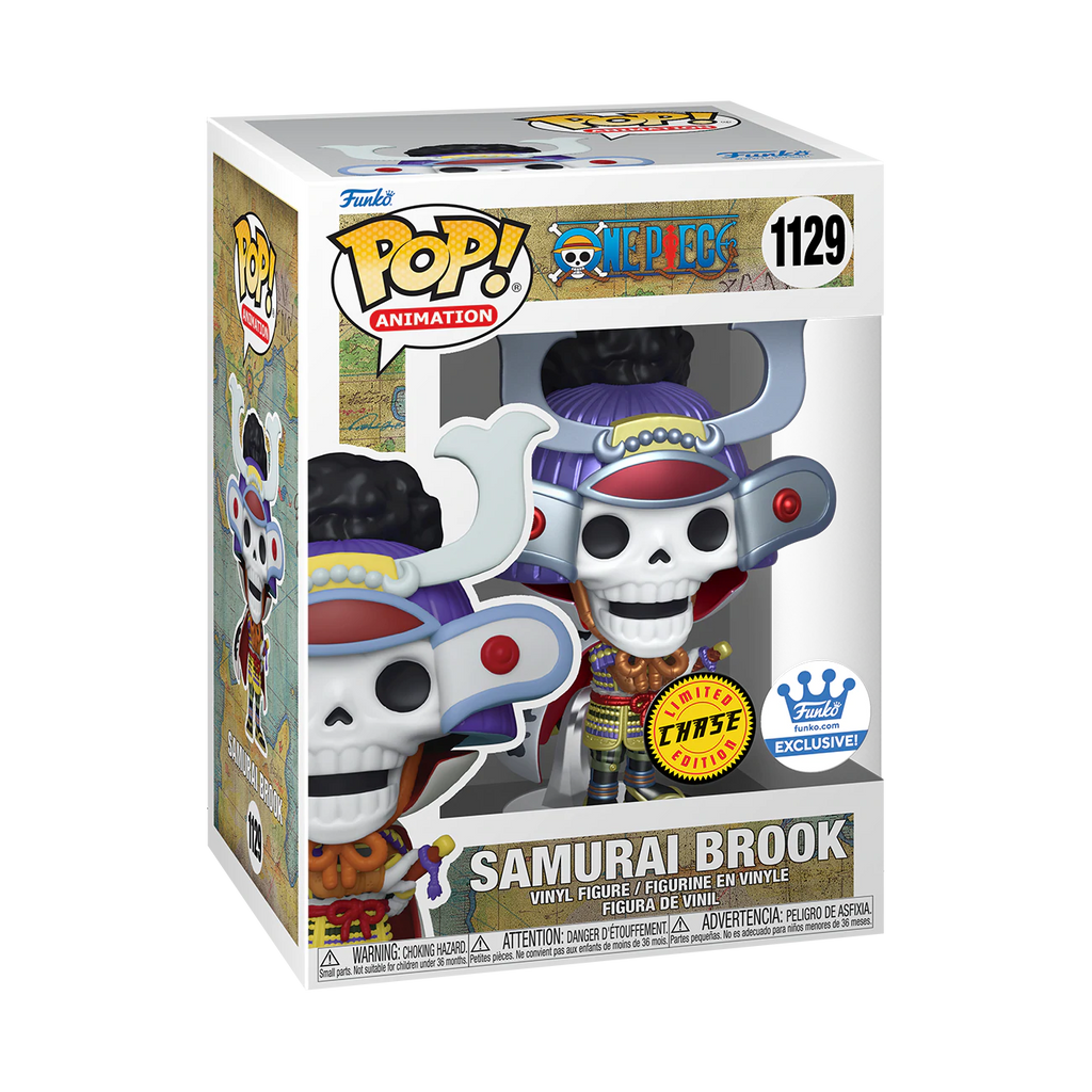 Funko Pop! One Piece Samurai Brook Metallic Chase Exclusive #1129