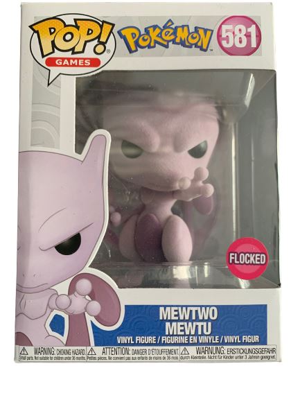 Funko Pop! Pokémon Mewtwo(Mewtu) Flocked (German Release) #581