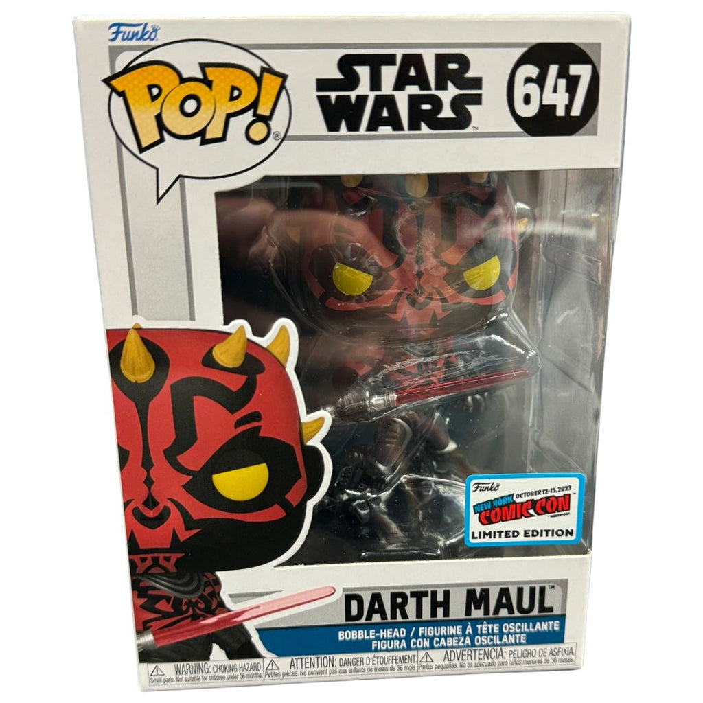 Funko Pop! Star Wars Darth Maul (Metal Legs) New York Comic Con (Official Sticker) Exclusive #647