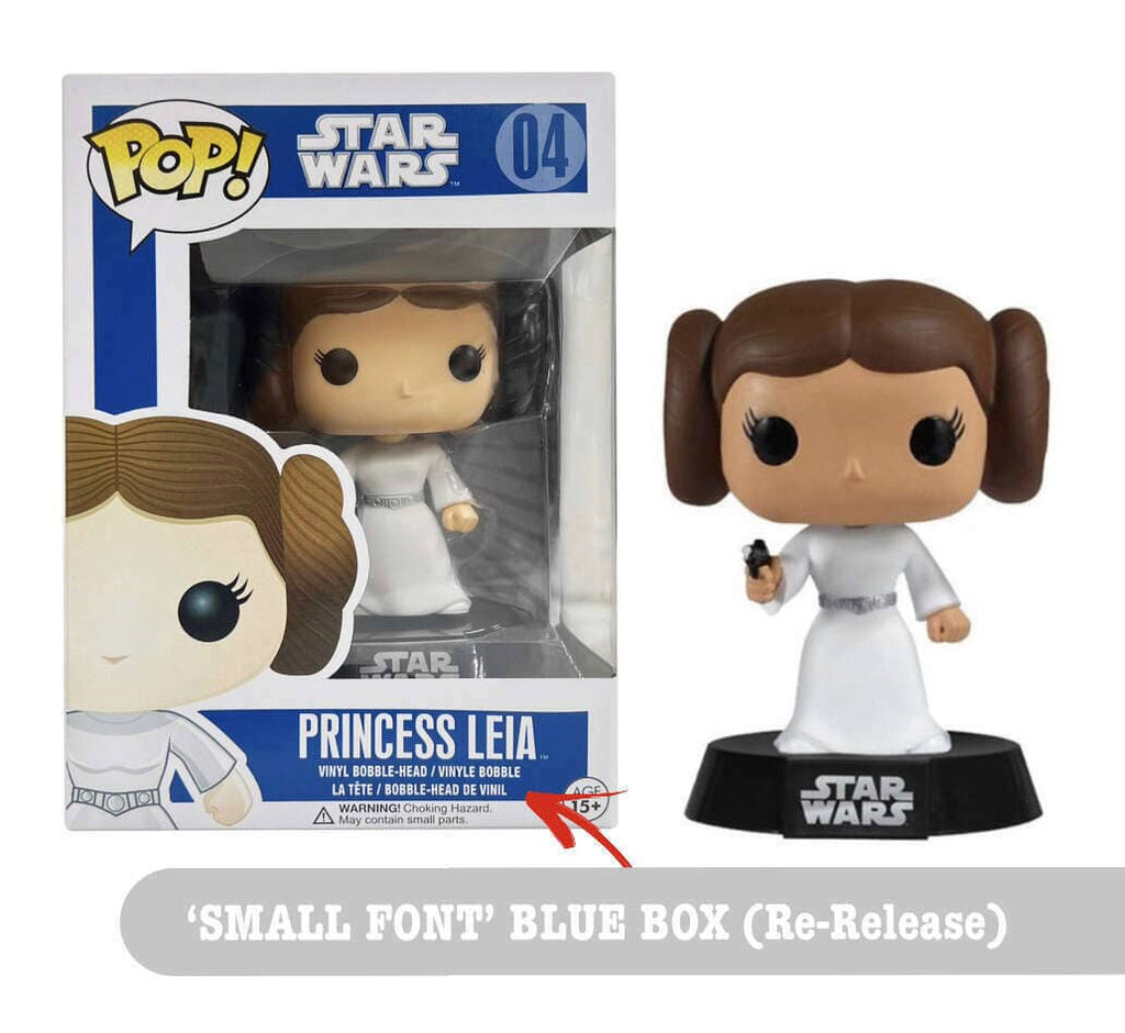 Funko Pop! Star Wars Princess Leia (Blue Box)(Small Font) #04