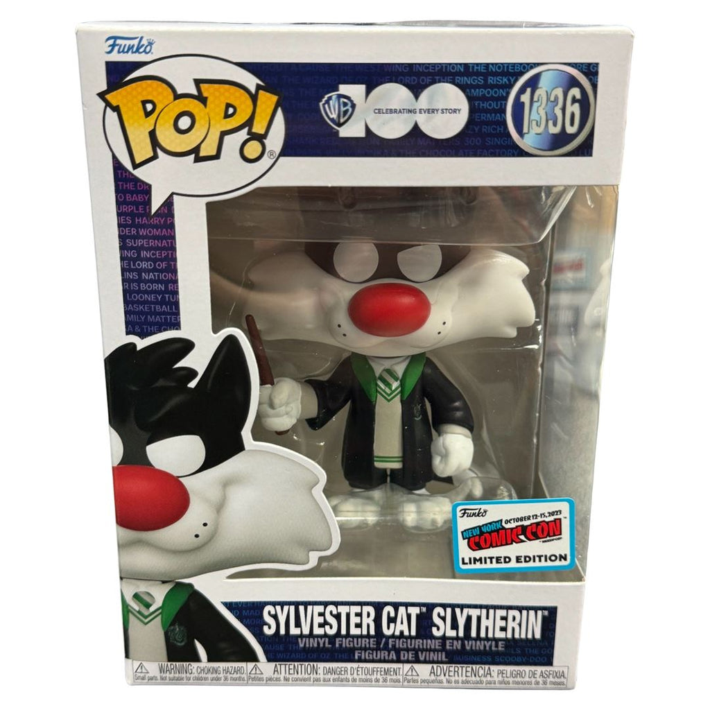 Funko Pop! Sylvester Cat Slytherin Harry Potter x Looney Tunes New York Comic Con (Official Sticker) Exclusive #1336