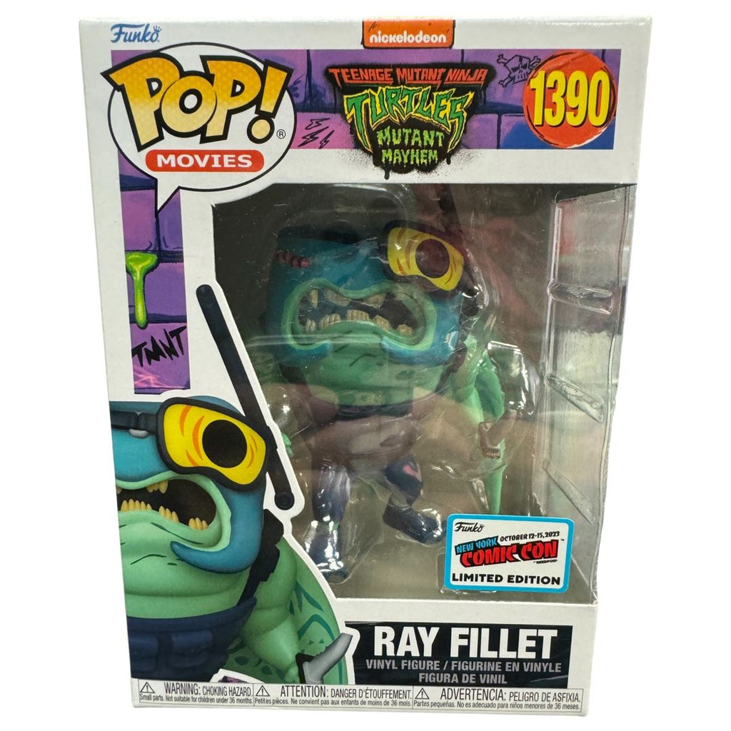 Funko Pop! Teenage Mutant Ninja Turtles Mutant Mayhem (TMNT) Ray Fillet New York Comic Con (Official Sticker) Exclusive #1390