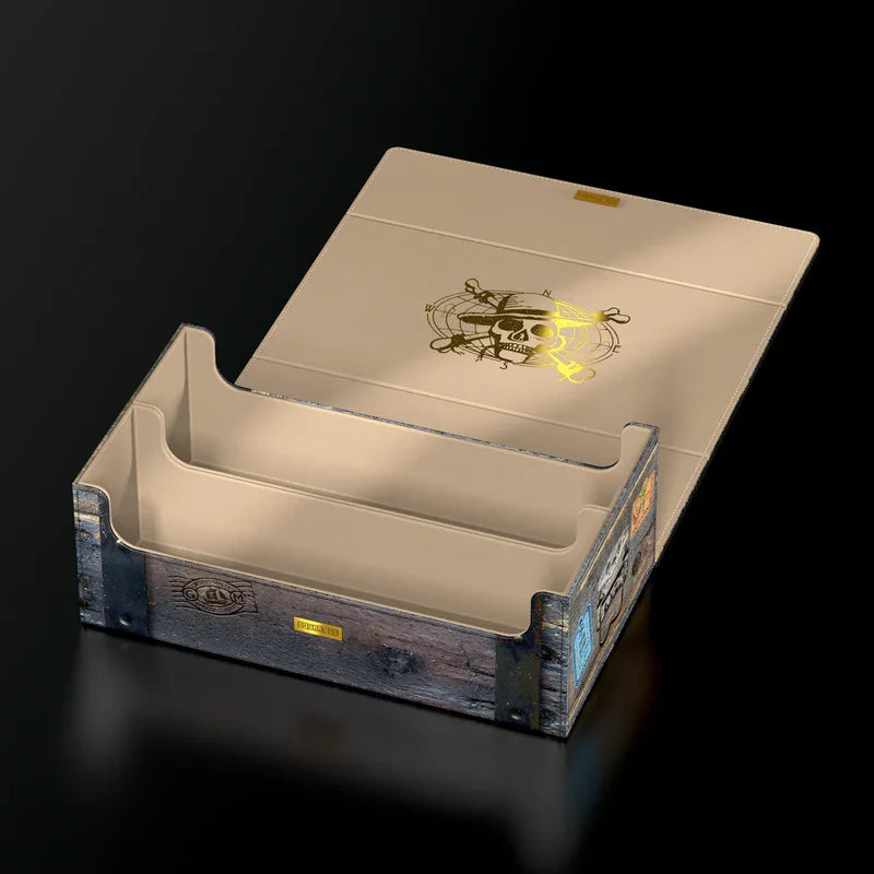 Squaroes Arkhive 800+ Collector Case: Netflix's One Piece W1 - Wooden Chest