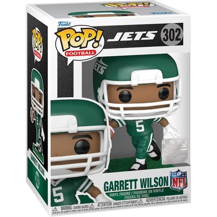 Funko Pop! NFL New York Jets Garrett Wilson (Green and White Uniform) #302