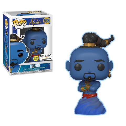 Disney Aladdin Genie (Live Action) Glow Exclusive Funko Pop! #539