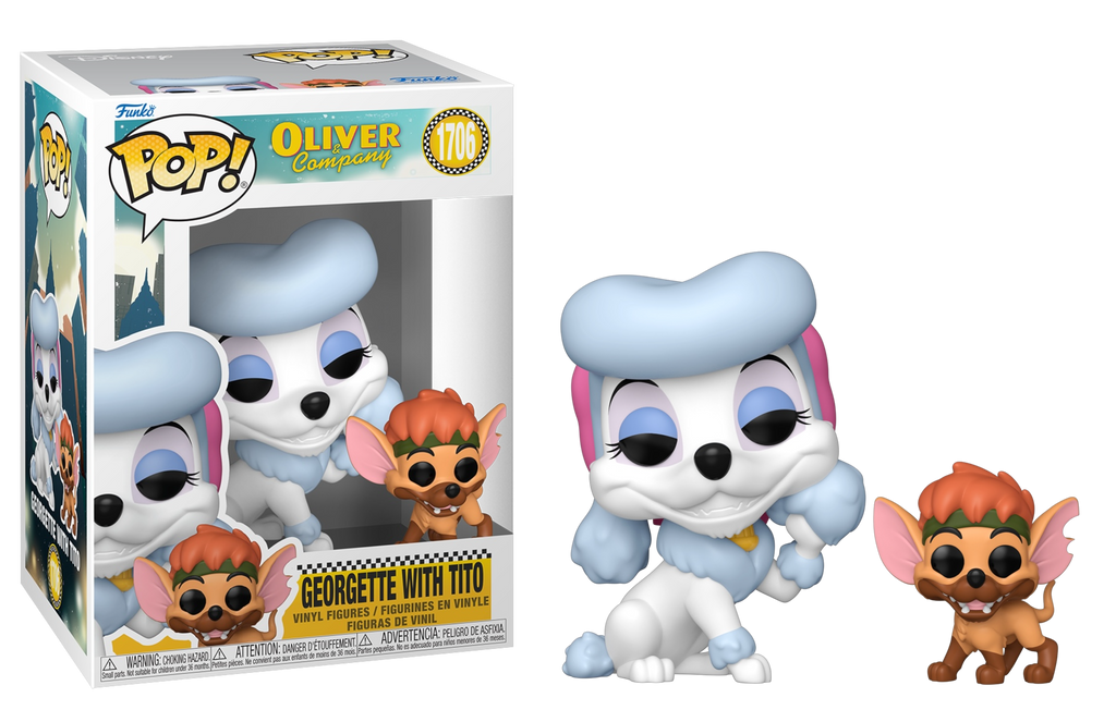 Funko Pop! Oliver & Company Georgette with Tito #1706