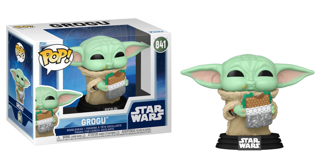 Funko Pop! Star Wars The Mandalorian and Grogu Grogu with Food #841