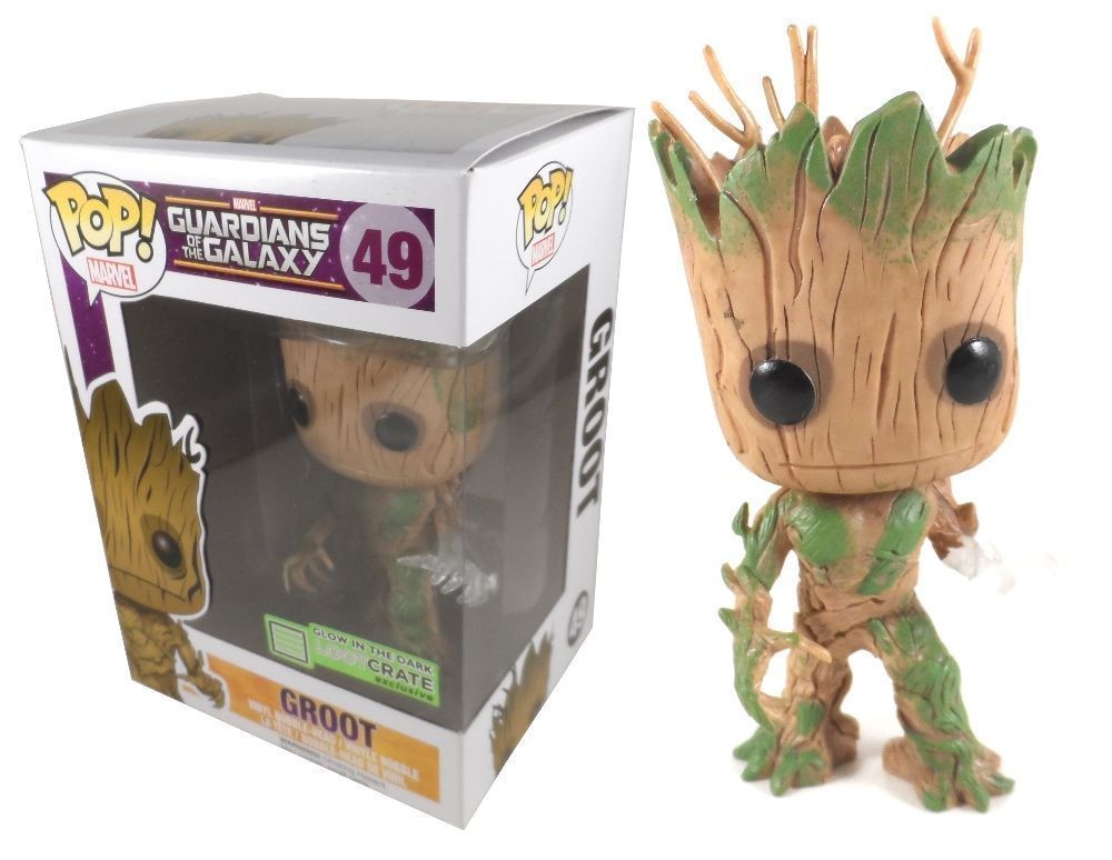 Funko Pop! Guardians of the Galaxy Groot Glow Exclusive #49